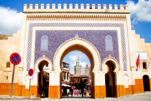 Bab Boujloud gate of Fez Medina, Morocco