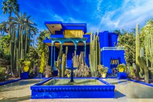 Majorelle garden in Medina of Marrakech, Morocco