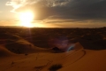 sunset sand dunes erg chebbi morocco