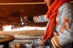 nomad guide in berber tent